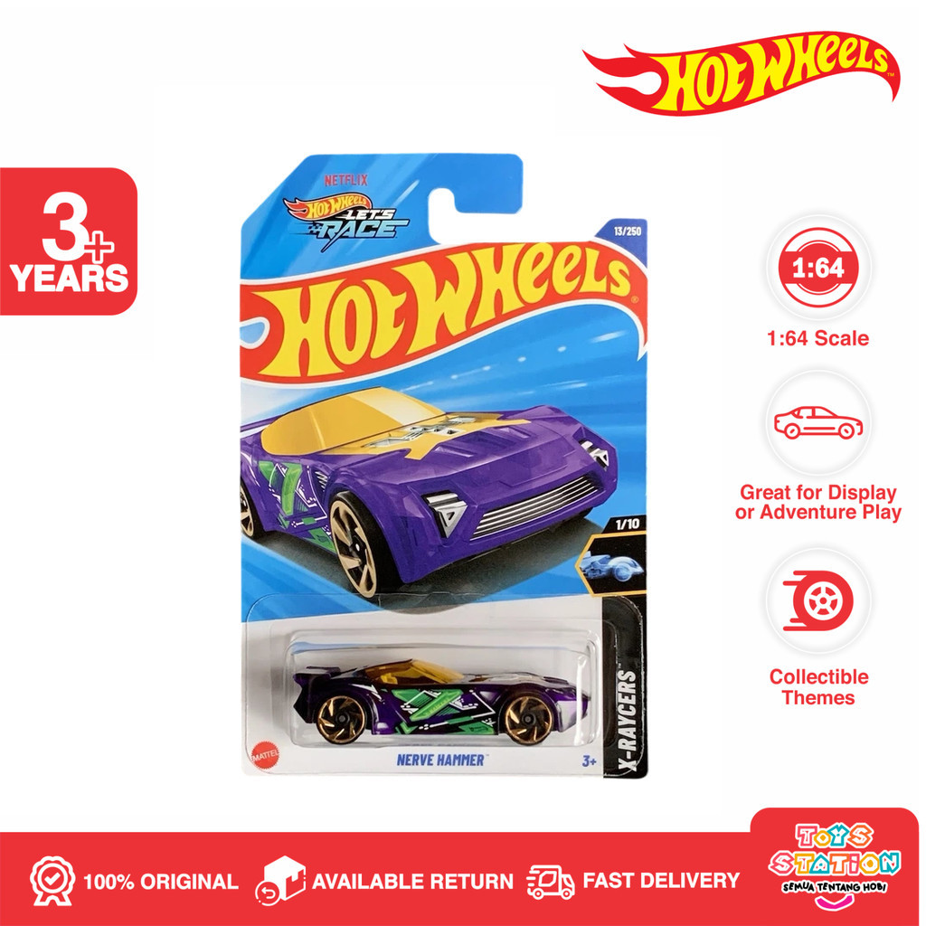 Hot Wheels Nerve Hammer Purple - Lot H 2025
