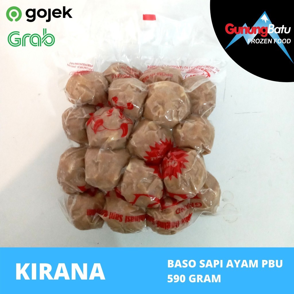 

KIRANA BASO SAPI AYAM PBU 590 GRAM