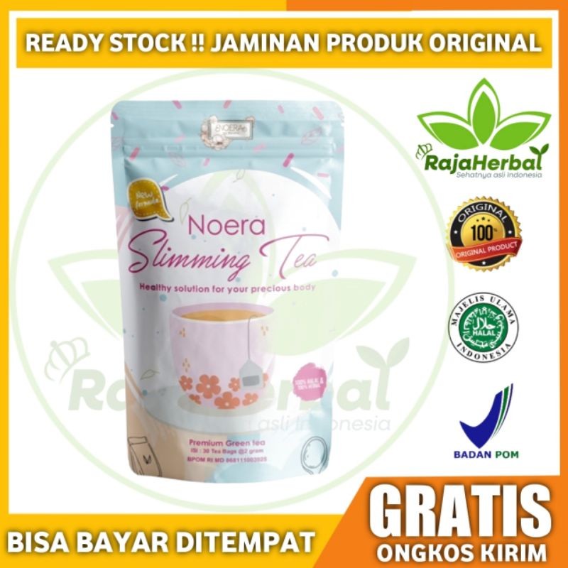 100% ASLI Noera Slimming Tea Teh Pelangsing Herbal Alami