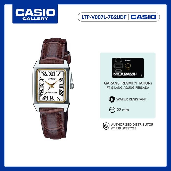 Casio Jam Tangan Wanita General LTP-V007L-7B2UDF Analog Water Resistan