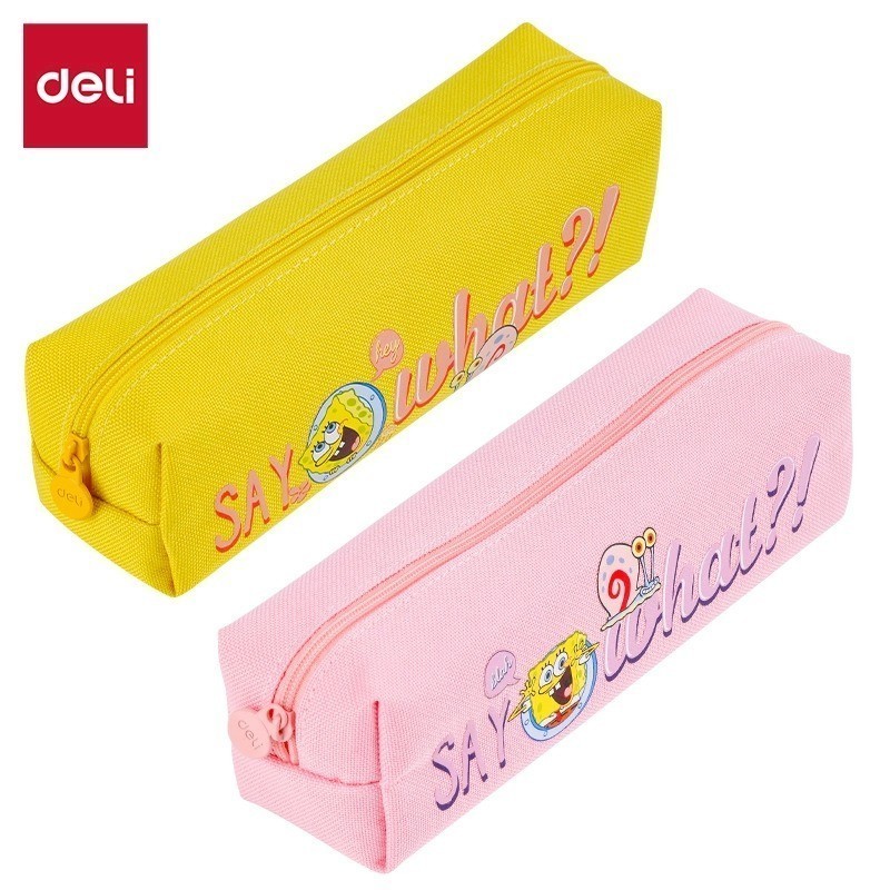 Tempat Pensil / kotak pensil / Pencil Pouch Deli EH979 Spongebob Squarepants