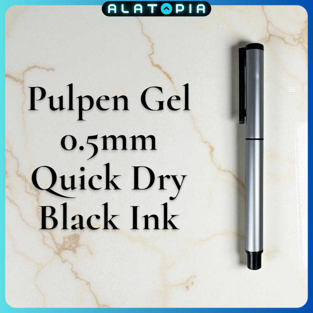 

Kaco Pena Pulpen Gel 0.5mm TUBE Roller Quick Dry Black Ink 1 PCS - K80