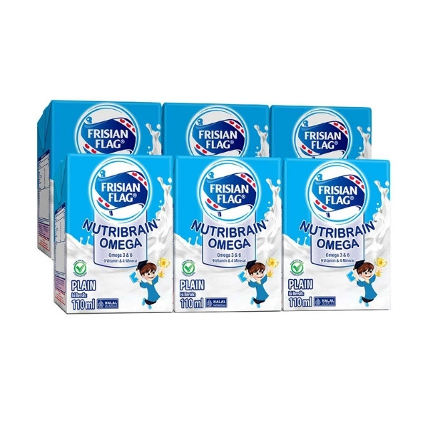 

FRISIAN FLAG UHT NUTRIBRAIN PLAIN MP 6x110 ML