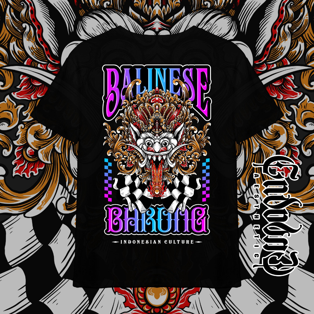 (COD) KAOS CULTURE | Balinese Barong | Indonesian Culture