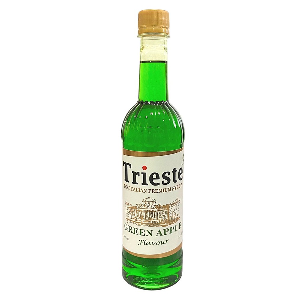 

Trieste Green Apple Syrup 650ml sirup rasa apel