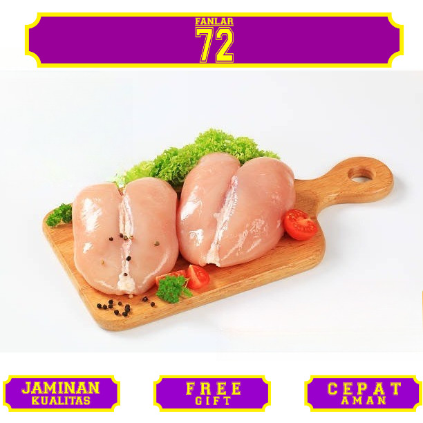 

Daging Ayam Dada Fillet Boneless Tanpa Kulit 1Kg