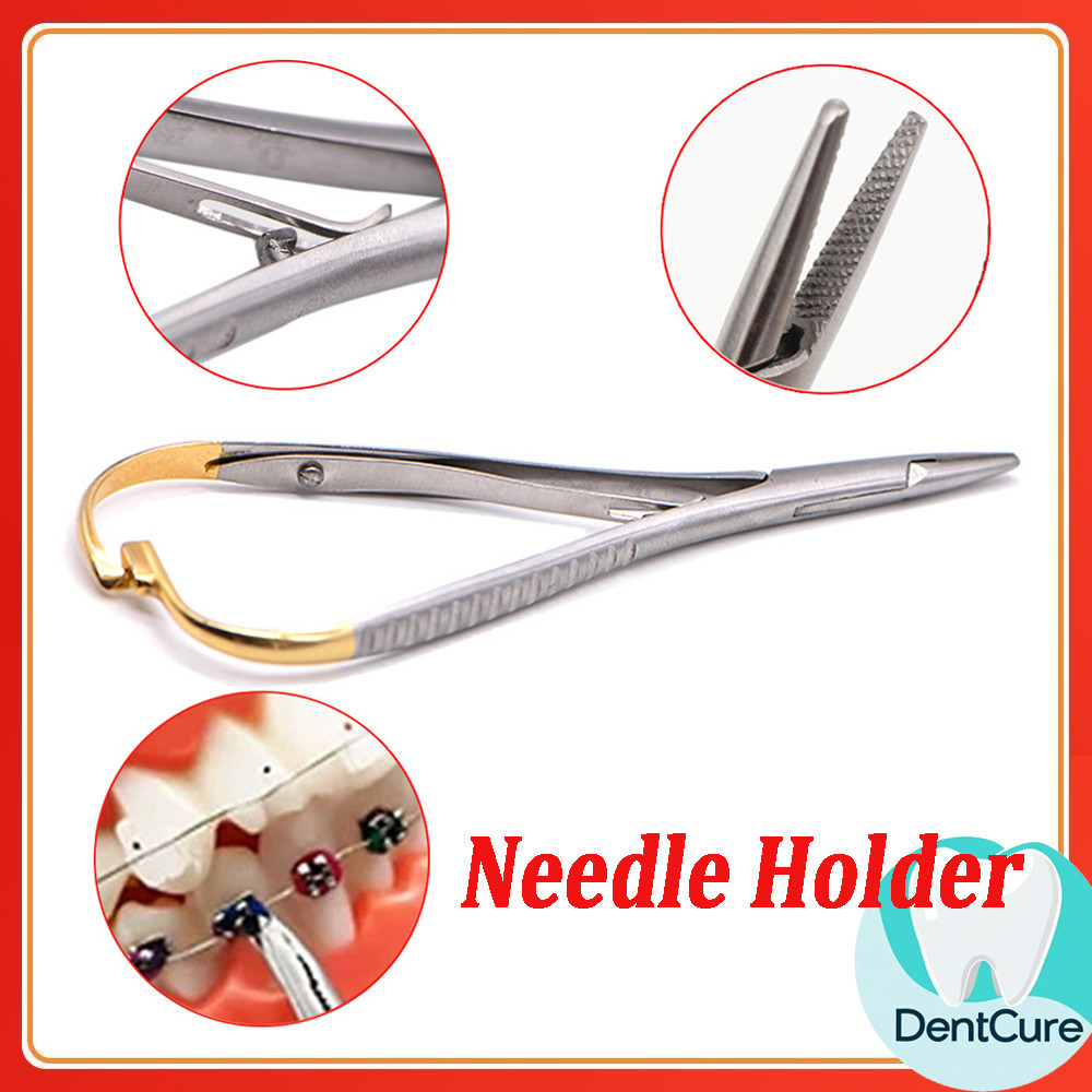 DentCure Mathieu Needle Holder 14 cm /Dental Needle Holder / Needle Holder Mathiew Mathieu