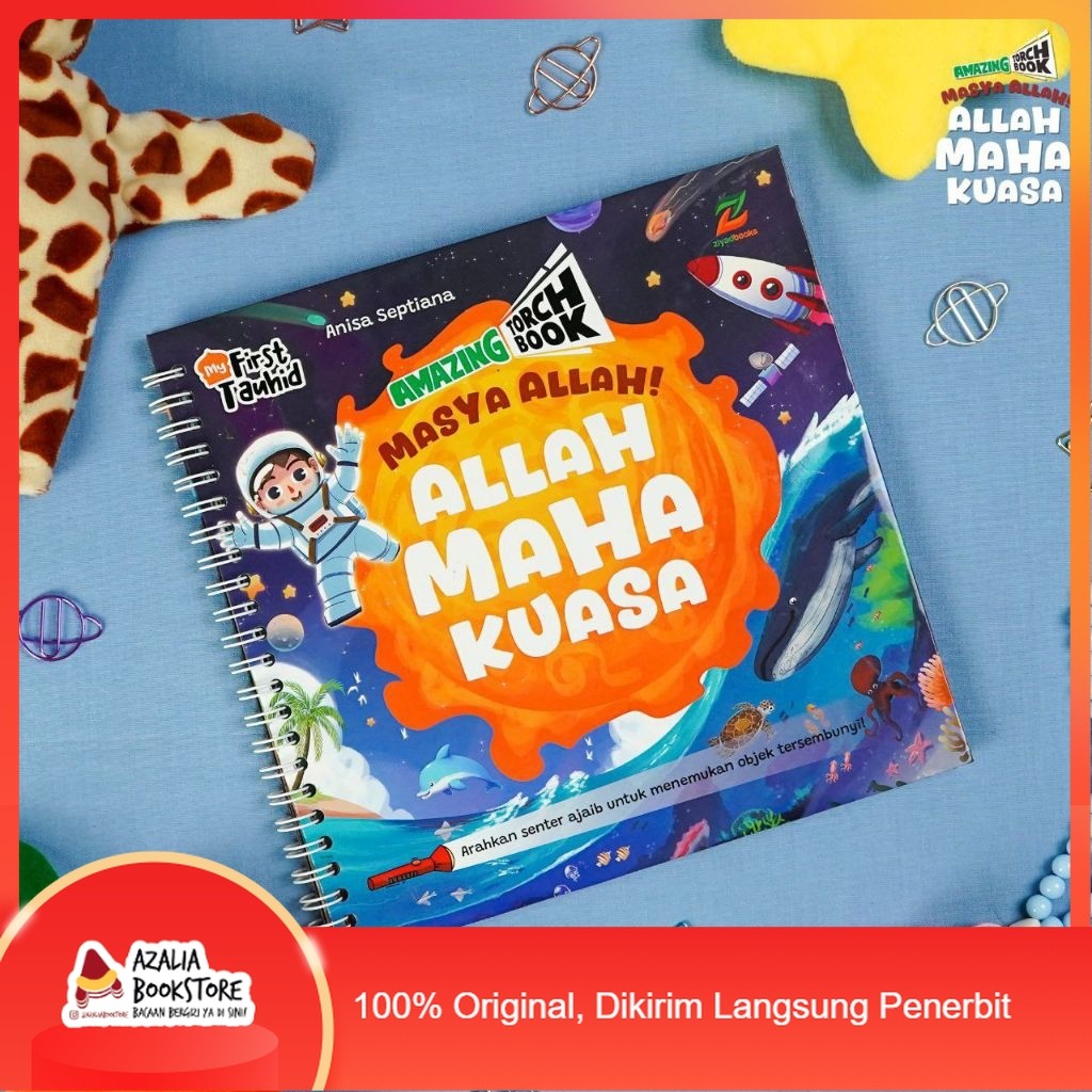 [Toko Azalia] Buku Anak Amazing Torch Book MasyaAllah Allah Maha Kuasa Usia 2 3 4 5 TK SD - Ziyadboo