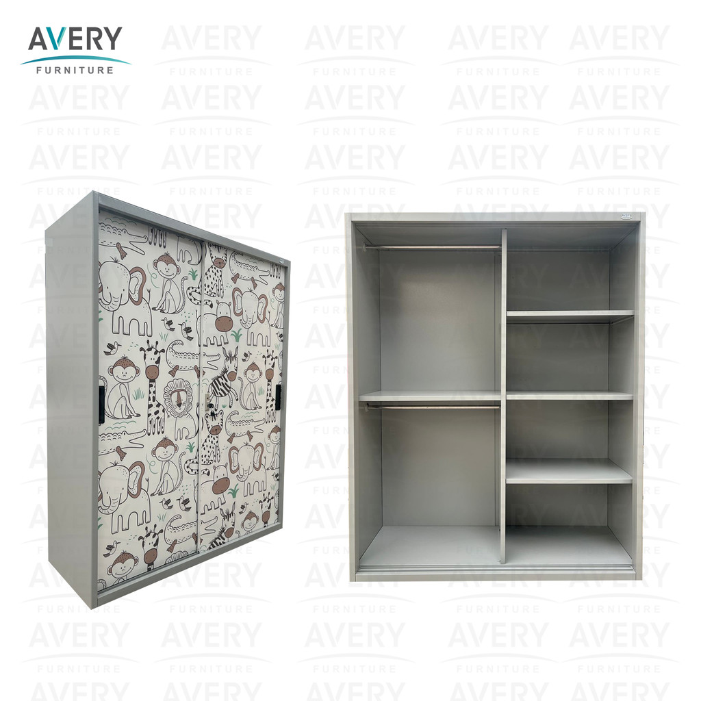 Avery - HBB-1500SL - Lemari Besi Pakaian 2 Pintu Sliding