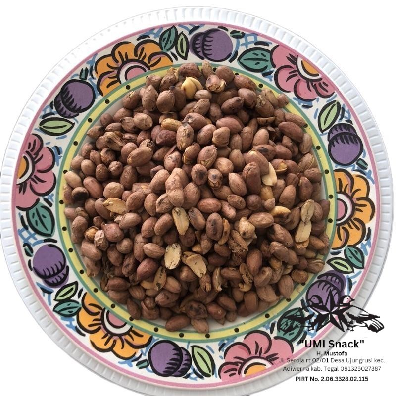 

Kacang bogares khas tegal isi 250gr kacang asin kupas Goreng Snack Food Toples Kering Cemilan