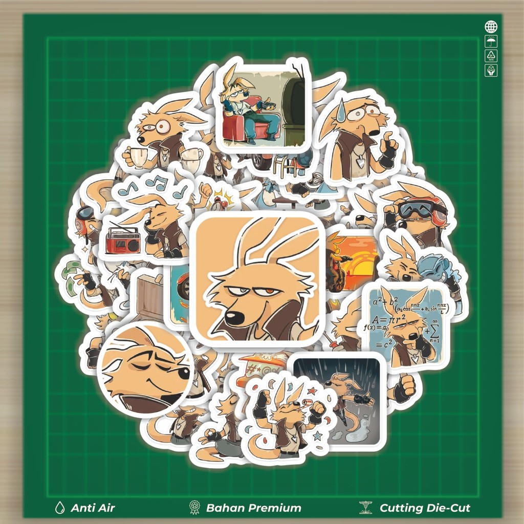 

HOT 50 PCS STIKER Funny Character Hanky The Road Wolf Stiker Fashion Cars Decal Dingin Kartu Album Custom Vinyl Anti Air- Sticker Aesthetic Buku Journal Koper Casing HP Tablet Laptop Helm Motor Botol Minum
