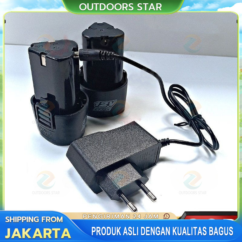 batrai baterai bor cordless 12v 12 volt jld Baterai Bor Cordless Li-Ion 12 Volt Baterai Bor Electric