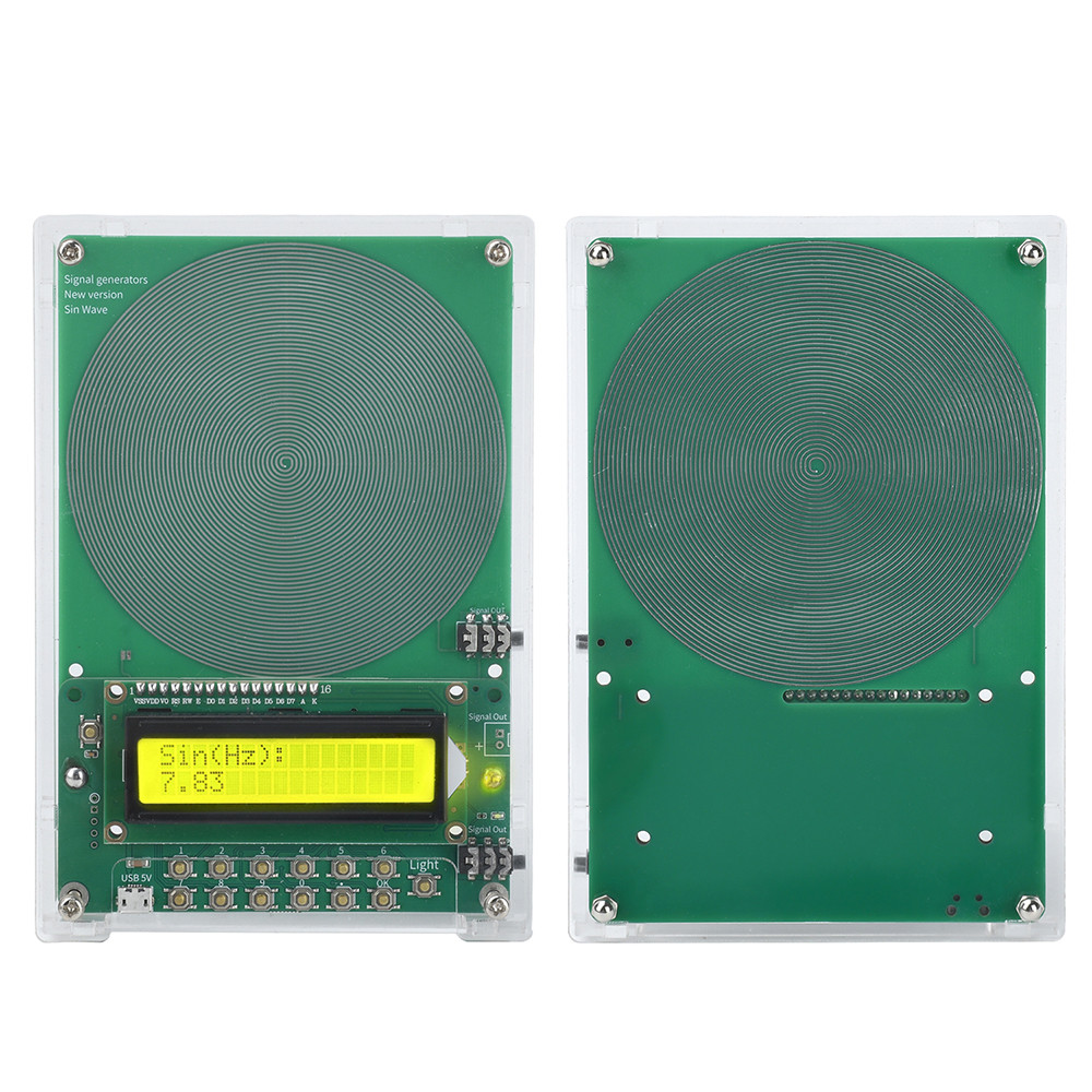 DC 5V 0.1Hz-99999Hz FM Schumann Wave Signal Generator Sine Wave Signal Generator External Antenna Bo