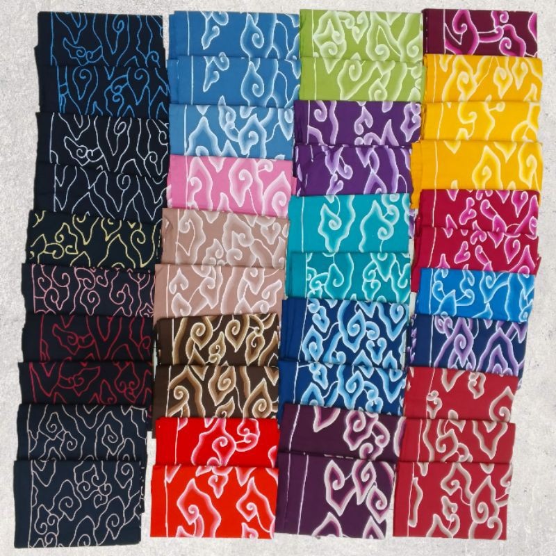 SAXCSHOP Batik.Cirebon | BATIK TULIS ASLI | Katun PREMIUM | Kain Batik Motif Mega Mendung Cirebon