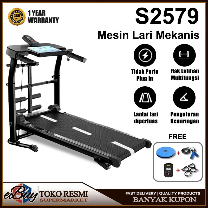 OLAHTRACK Treadmill manual multifungsi 13 IN1 /Lintasan treadmill manual/treadmill manual tanpa list