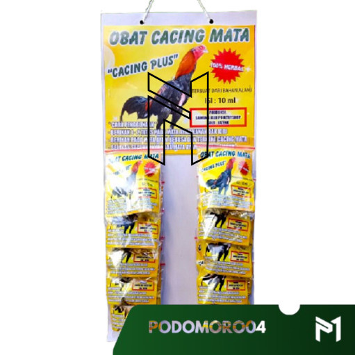 OBAT CACING MATA - Cacing Mata Plus Ayam dan Burung Mengobati Mata