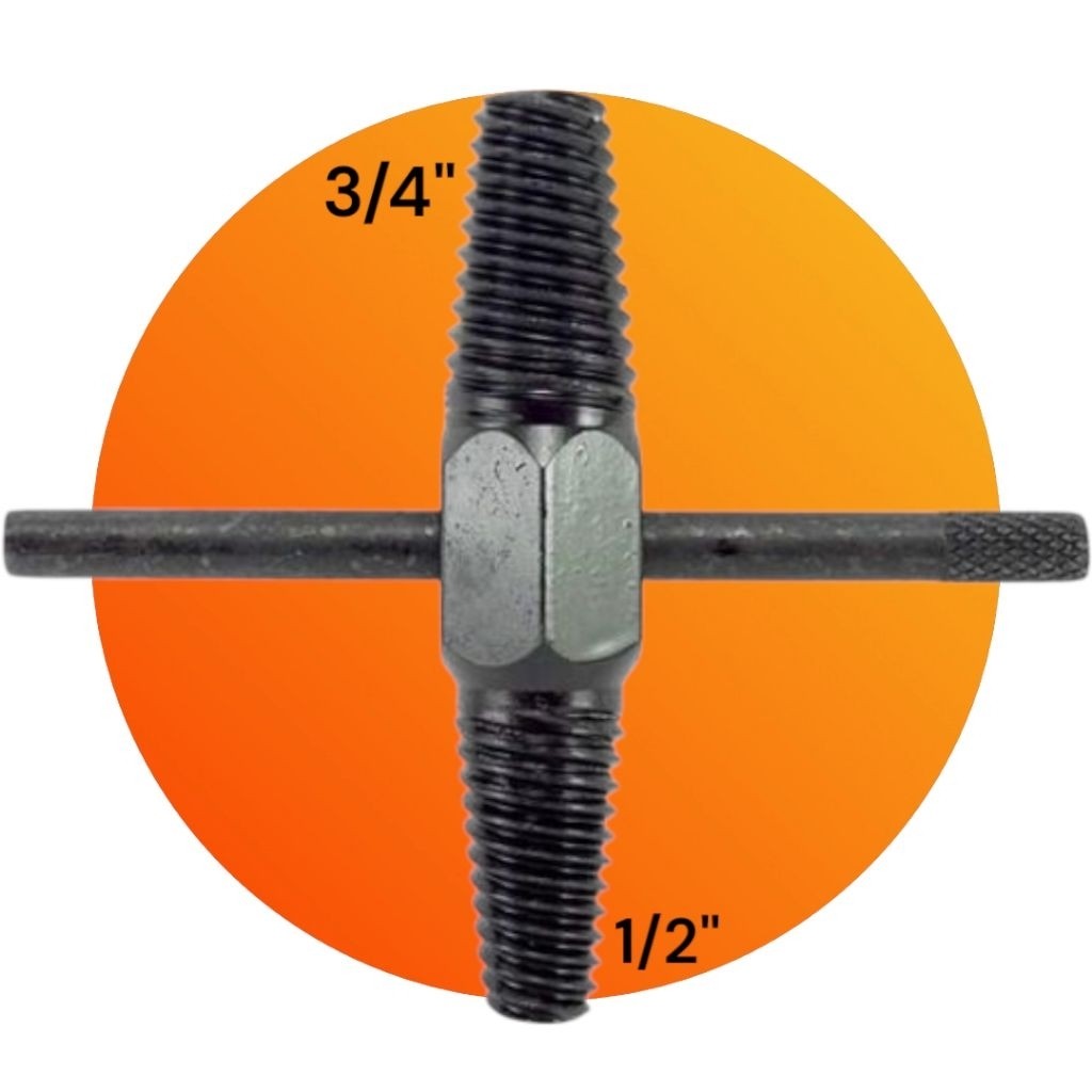 hand tap balik / double end pipe extractor set tap balik / pembuka drat patah