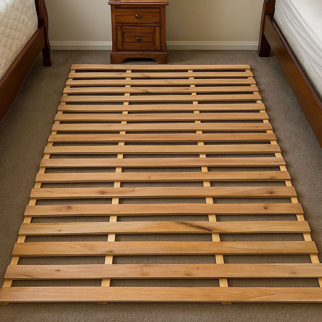 Dipan Serbaguna 140 x 200 cm | Alas Dipan Tatami Papan Kasur Portable Kayu Mahoni ALAS KASUR