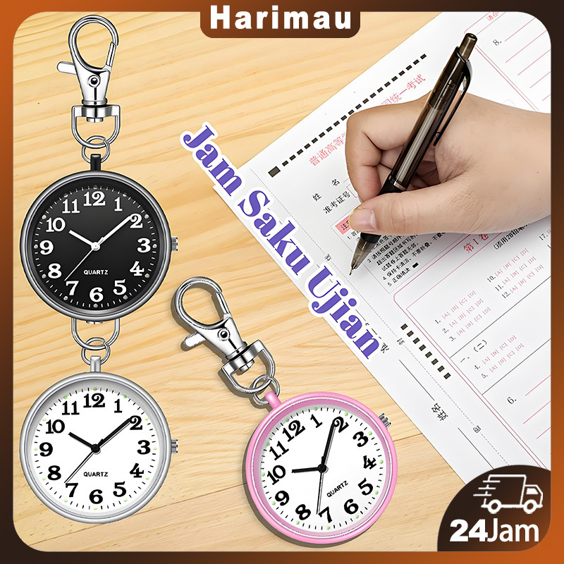 Jam Saku Gantungan Kunci/Dokter Nurse Watch Jam Saku Perawat/Perawat Mini Hadiah