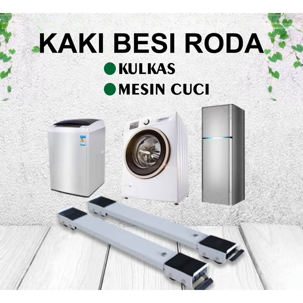 Roda portable roda kulkas/tatakan mesin cuci /tatakan kulkas/kaki kulkas