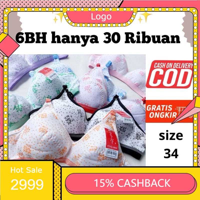 Bra Sport Remaja / BH Printing Remaja Motif  Ukuran 32-38