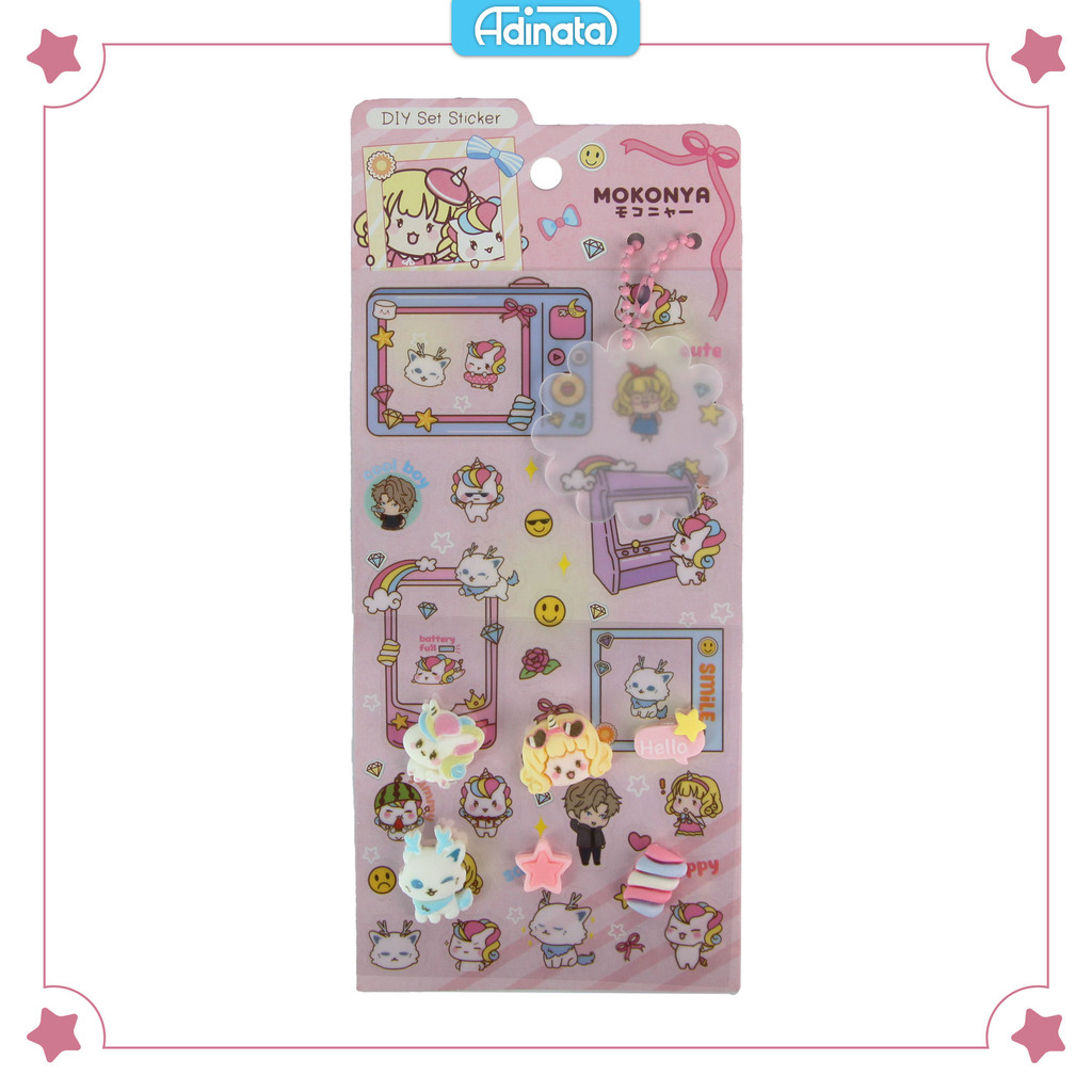 Mokonya DIY Set Stickers 2550-6190 / Stiker - Adinata