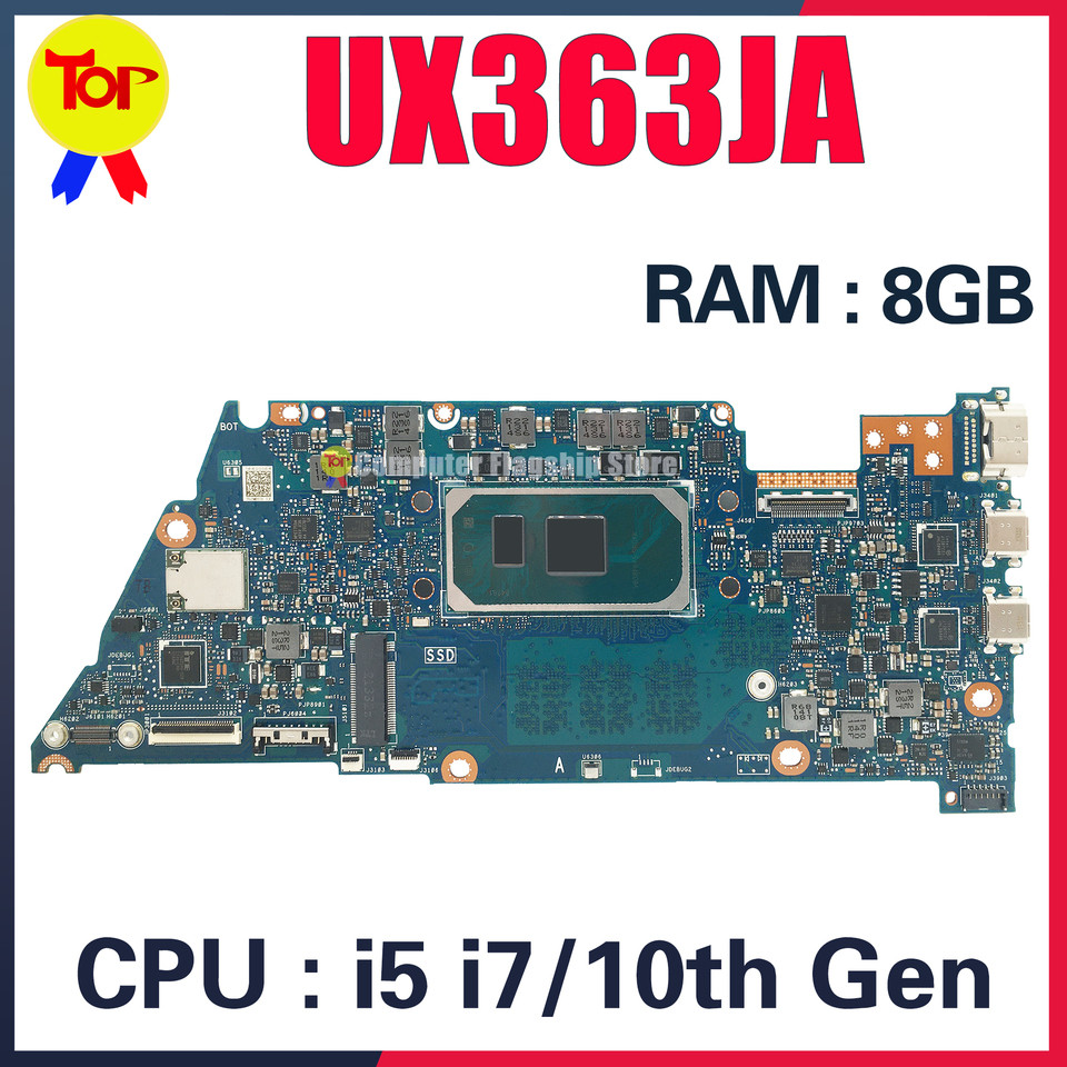 KEFU UX363JA Mainboard For ASUS Zenbook Flip 13 UX363 BX363JA RX363JA UXF3000JA Laptop Motherboard I