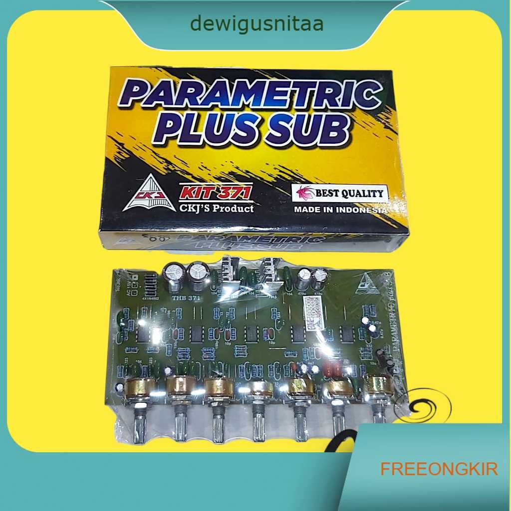 KIT PARAMETRIK PLUS SUB WOOFER TONE CONTROL STEREO SUBWOOFER CKJ 371