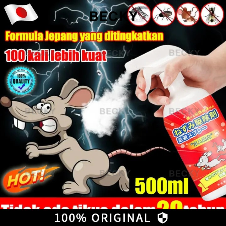 BECKY Japan CAIRAN RACUN PENGUSIR TIKUS 500ML semprotan tikus ampuh Rat Repellent Spray