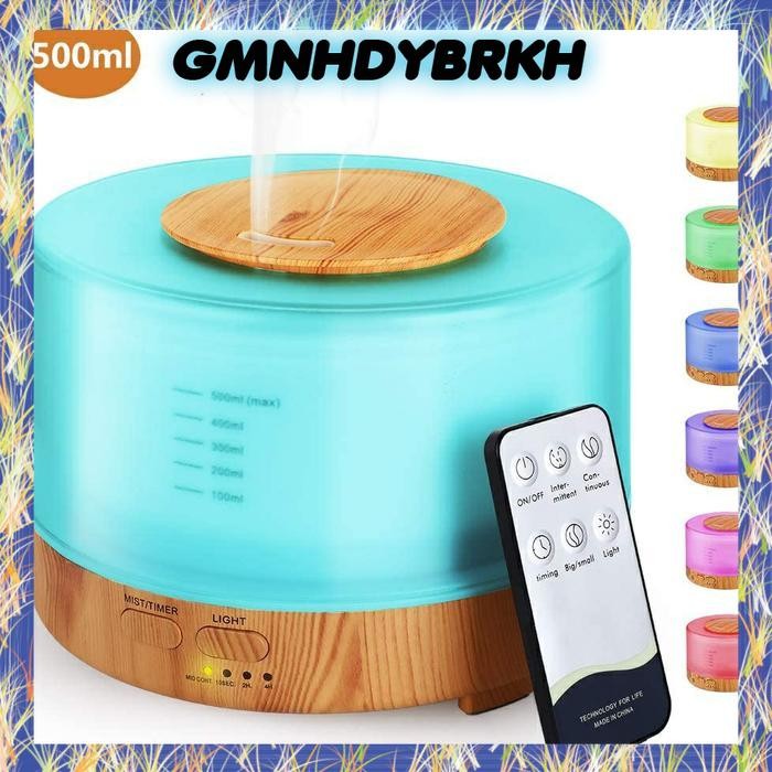 KBAYBO Air Humidifier Ultrasonic Diffuser Tanpa Cotton Kapas 500ML