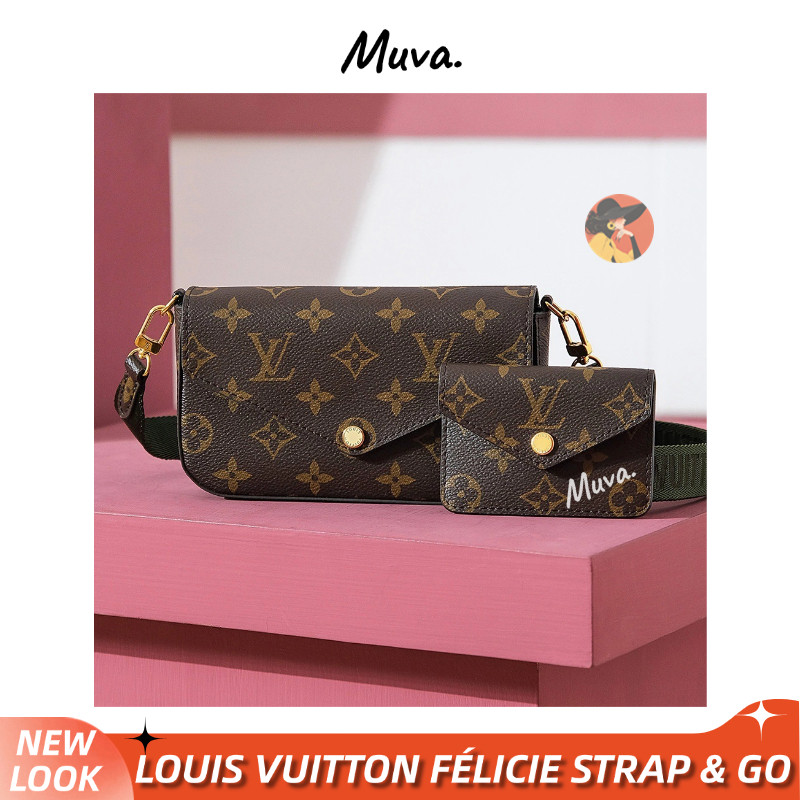 Tas wanita Louis Vuitton FÉLICIE STRAP & GO Women/Shoulder Bag LV