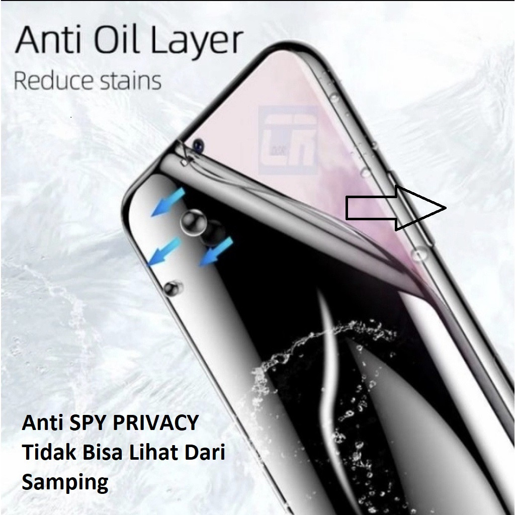 Hydrogel BLACK Anti SPY PRIVACY MATTE - GLOSSY INFINIX GT 30 20PRO 10PRO Note 50 Pro 40 40Pro 30 30P