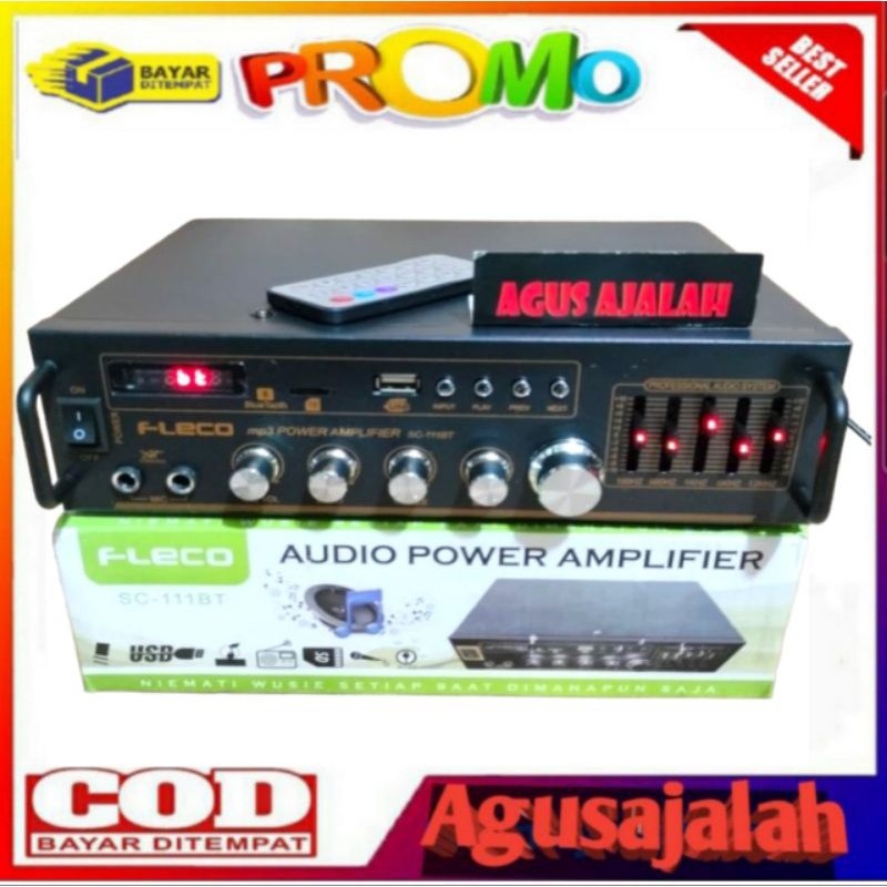 PILIHAN SHOPE cod power amplifier fleco f889bt super bass/ ampli bluetooth super bas