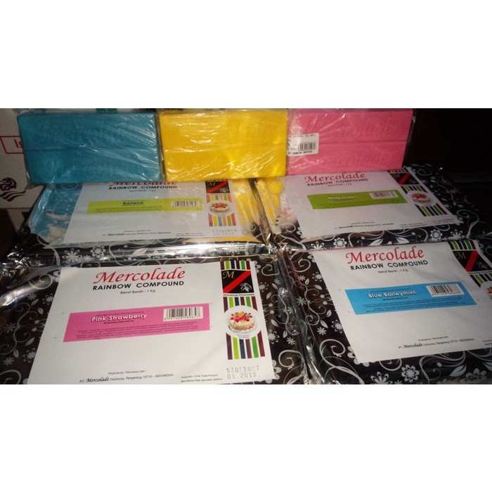 Coklat Blok Mercolade Rainbow 1kg