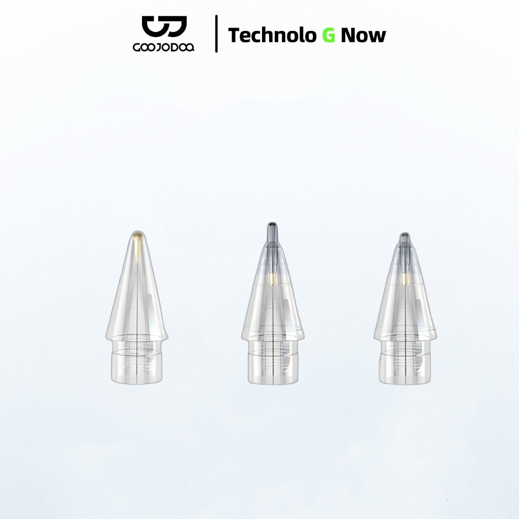 Goojodoq Tips for ipad Pencil Nib 1st / 2nd Generation for Stylus Hard Nib Replacement Clear
