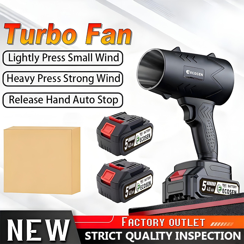 BLOWER CORDLESS ECOSEN Mesin Blower Mini Portable Cordless Brushless Baterai Jet Fan Turbo Blower An