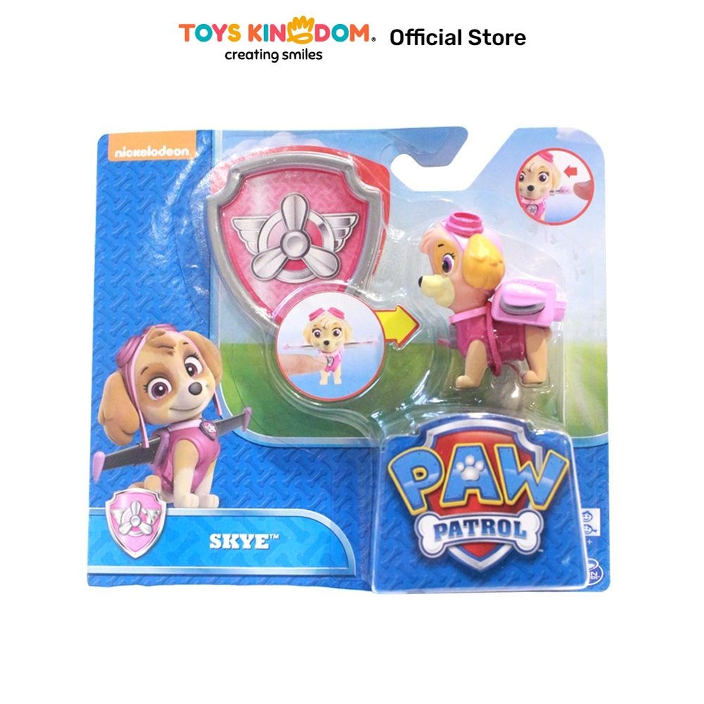 Toys Kingdom Nickelodeon Paw Patrol Pup & Badge 16600 Random Mainan Anak Kids Toys Mobil Mainan Main