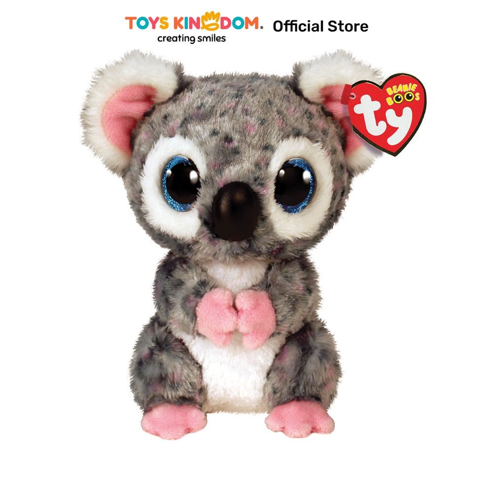 Toys Kingdom Ty Beanie Boos Boneka Hewan Karli Koala Reguler Ty95330 Toys Kids Toy Boneka Kain Karak