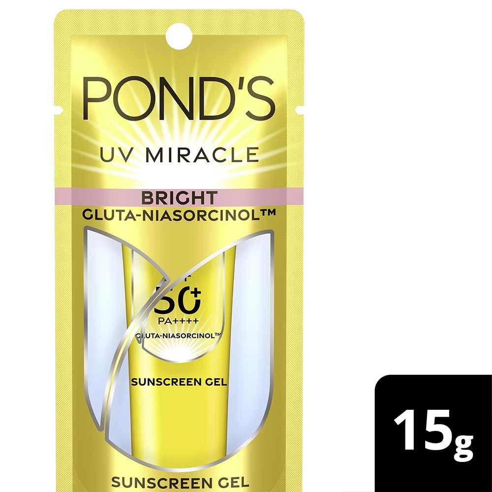 PONDS UV SUNSCREEN GEL UV MIRACLE BRIGHT 15g
