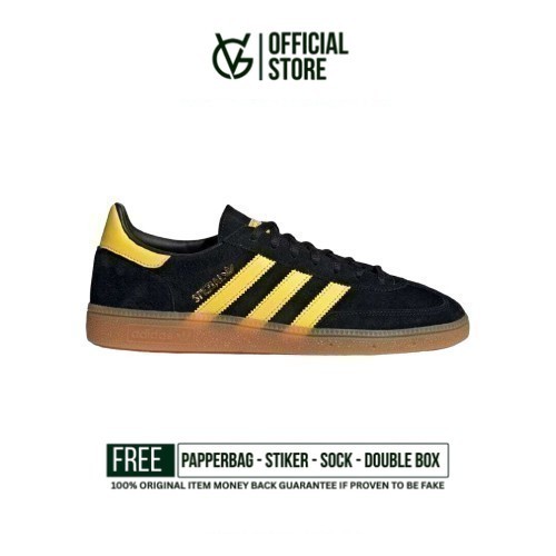 Sepatu Adidas Handbal Spezial Core Black Yelow Gold 100% Original BNIB Sneakers Unisex