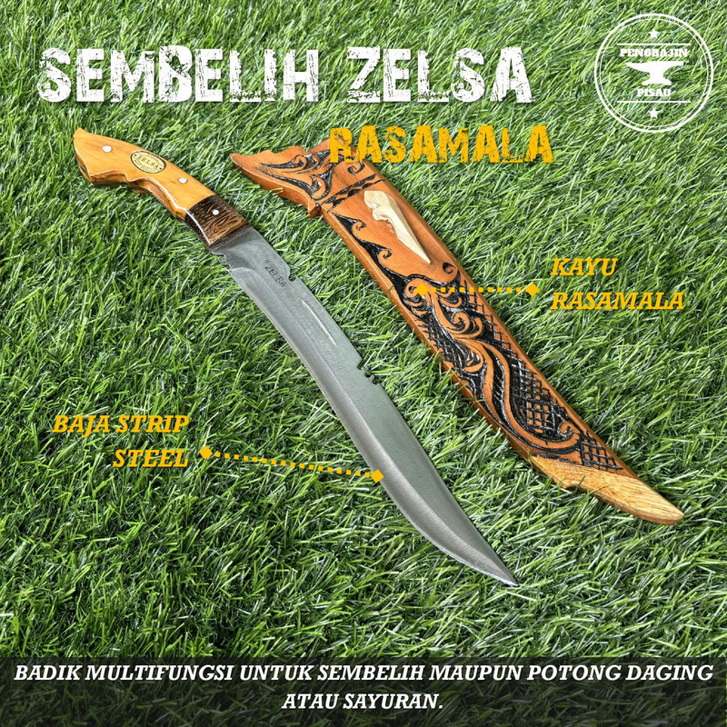 Pisau Sembelihan Zelsa Ukir