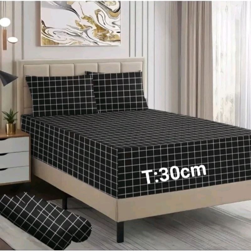 SPREI AESTHETIC | SPREI KOTAK AESTHETIC | SPTEI KOTAK | SPREI 180X200X30 | SPREI MOTIF KOTAK | SPREI