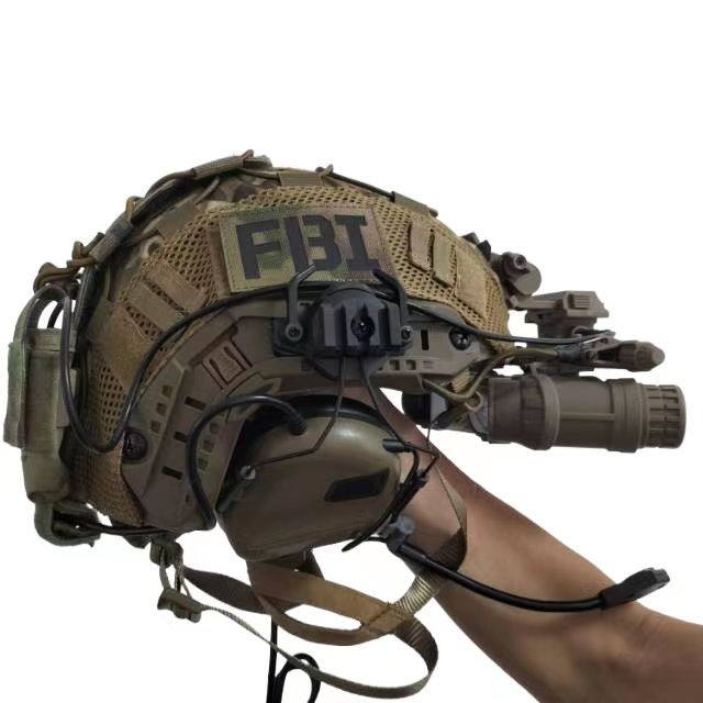 Outdoor Full Set of Fast Tactical Equipment Helmet Design, Real Person Cs Helmet Body Strap Suspensi