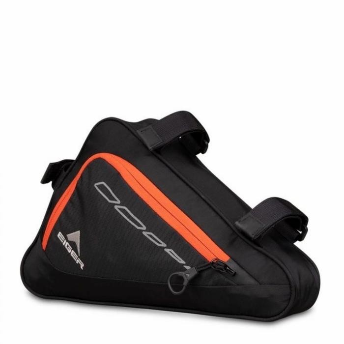 Tas Frame Sepeda Eiger Cycling Triangle Bag Randonne - Hitam