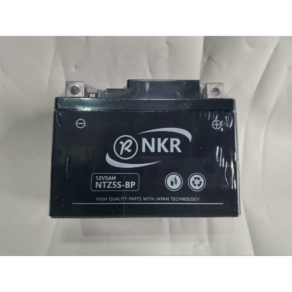 Aki kering motor merk NKR buat beat,Mio,Vario,Vixion,Supra, dll