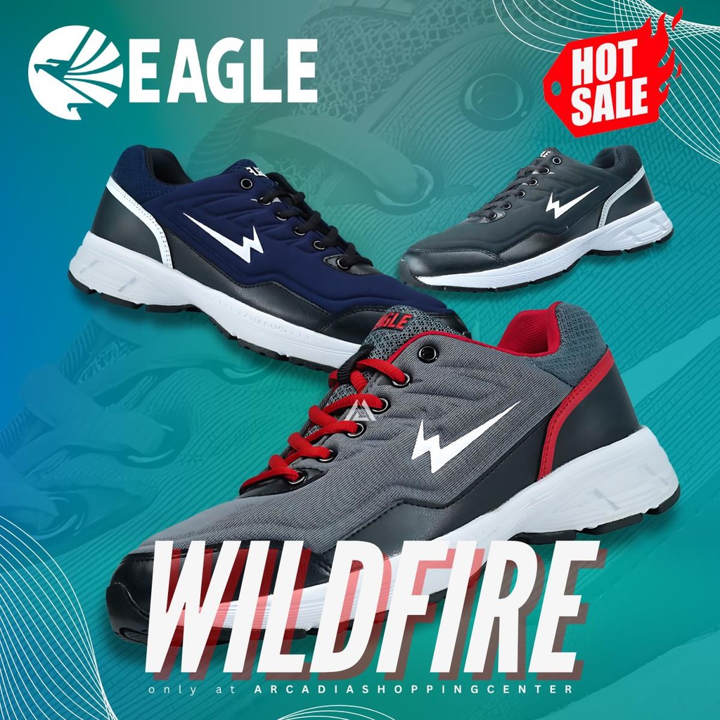 EAGLE WILDFIRE SEPATU RUNNING JOGGING LARI ARCADIA SPORT