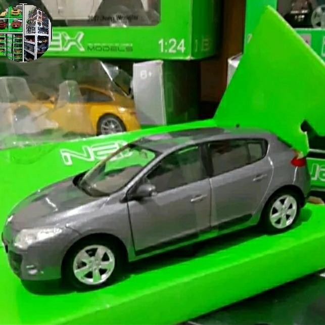 Diecast Welly Skala 1:24 Renault Megane 2009 Baru bukan Bekas Komplit ANS99