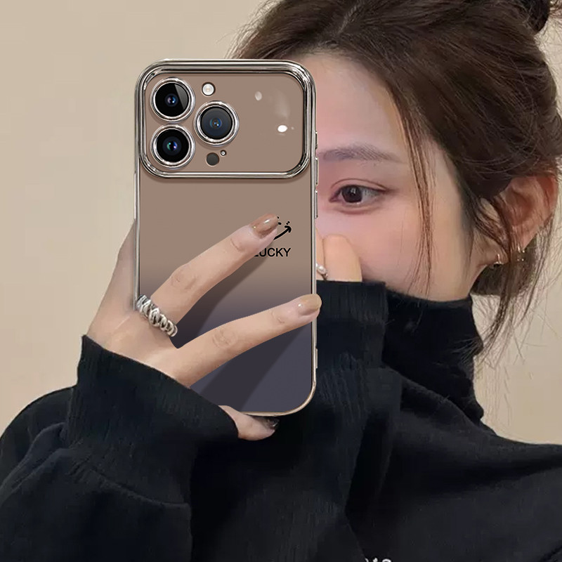 Casing HP Untuk iPhone 16 11 12 13 14 15 pro xs XR 14 plus pro max 7 8 6 7+ 8+ 6+ Xs Max Gradasi Cok