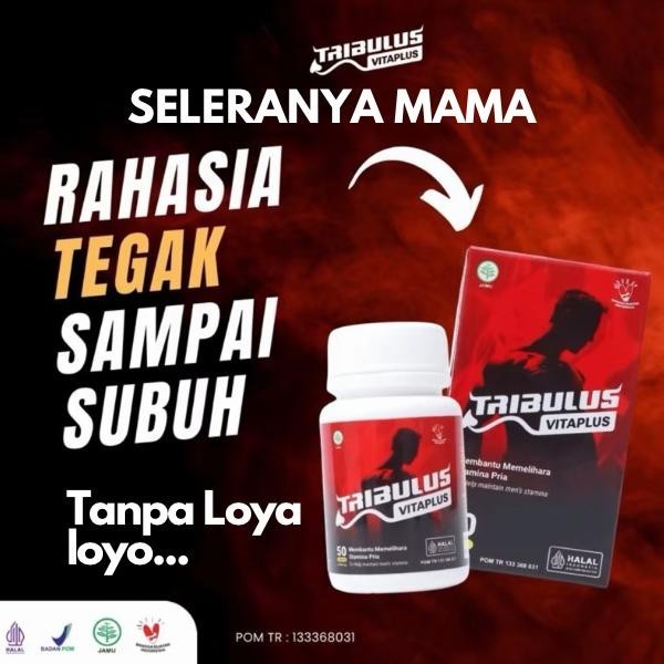 TRIBULUS VITAPLUS SUPLEMEN PENAMBAH STAMINA HERBAL Obat Suplemen Kuat Tahan Lama
