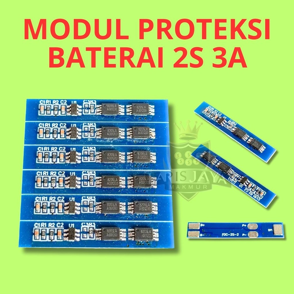 Modul BMS 2S 3A | Charger Protection Board Baterai 18650